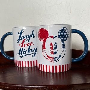 Disneys Collectable MICKYS Star Spangled Mugs  🇺🇸